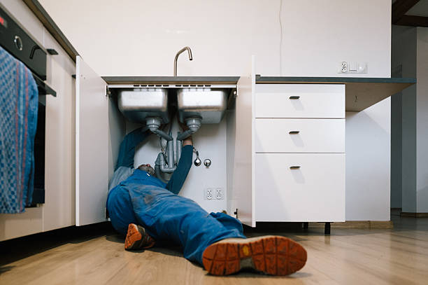 Professional Drain Cleaning technician working in Onalaska, TX